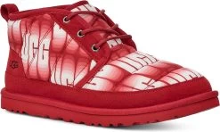UGG Men's Neumel LTA Wavelength -Best Shoe Store ugg mens neumel lta wavelength samba red white 1137392 srwt 87562.1667480945