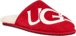 UGG Men's Scuff Logo -Best Shoe Store ugg mens scuff logo samba red cream 1101324 srcr 70001.1628722875