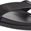 UGG Men's Wainscott Flip 2 UGG Men's Wainscott Flip -Best Shoe Store ugg mens wainscott flip black leather 1117475 blle 14487.1620419415