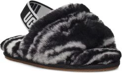 UGG Toddlers Fluff Yeah Slide Zebra