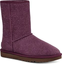 UGG Women's Classic Short Metallic Spots -Best Shoe Store ugg womens classic short metallic sports pinot noir 1135110 pnr 27122.1669055520