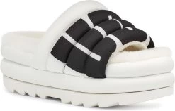 UGG Women's Maxi Slide Logo -Best Shoe Store ugg womens maxi slide logo white 1127067 wht 61268.1646263363